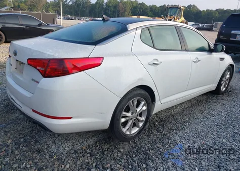 2013 Kia Optima Ex из США, поврежденный, VIN 5XXGN4A77DG243778